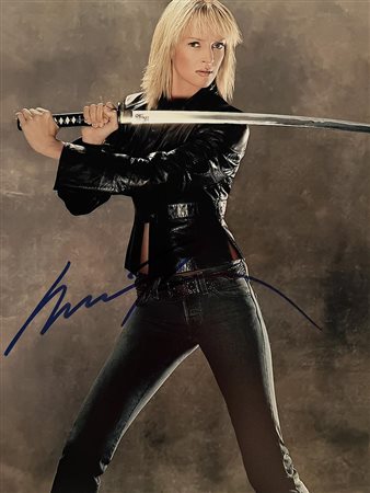 Kill Bill Uma Thurman signed movie photo