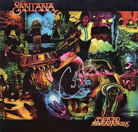 Santana signed Beyond Appearances album