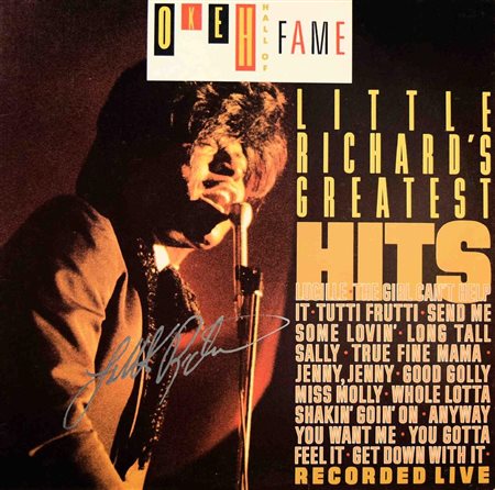 Little Richard signed The Great Little Richard album