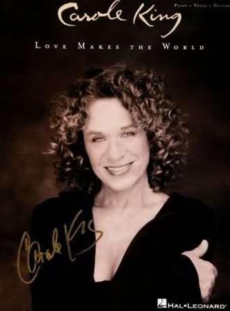 Carole King signed music book