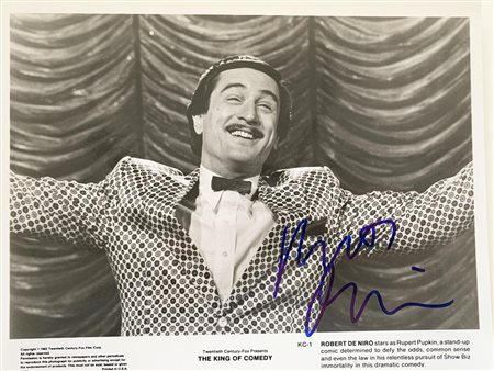 The King of Comedy Robert De Niro signed movie photo