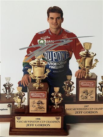 NASCAR Champion Jeff Gordon signed photo