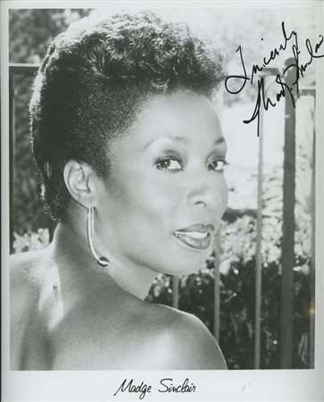 Coming To America Madge Sinclair signed photo