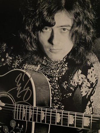 Led Zeppelin Jimmy Page signed photo
