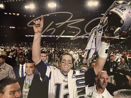 New England Patriots Tom Brady signed photo