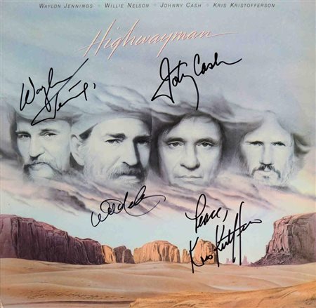 Highwayman Self-Titled signed album