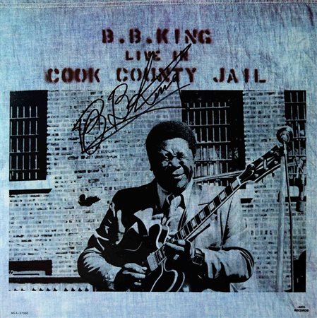B.B. King Live In Cook County Jail signed album