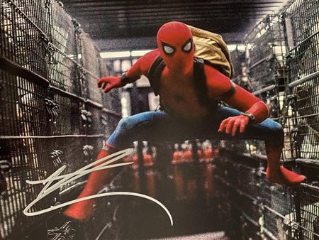 Spider-man Tom Holland signed photo