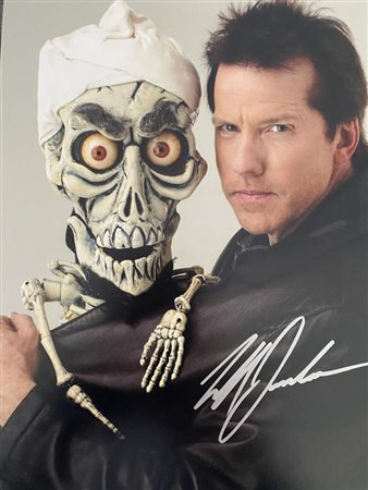 Comedian Jeff Dunham signed photo