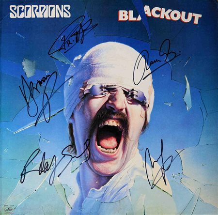 Scorpions Blackout signed album