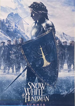 Snow White and The Huntsman Kristen Stewart signed movie photo