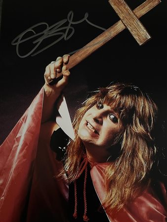 Ozzy Osbourne signed photo