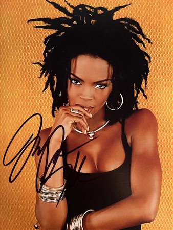 The Fugees Lauryn Hill signed photo