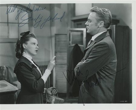 In the Good Old Summertime Judy Garland and Van Johnson signed movie photo