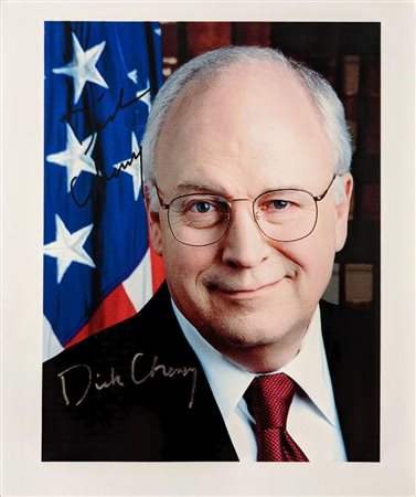 Vice President of the United States Dick Cheney signed photo