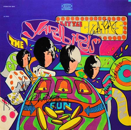 The Yardbirds Little Games signed album