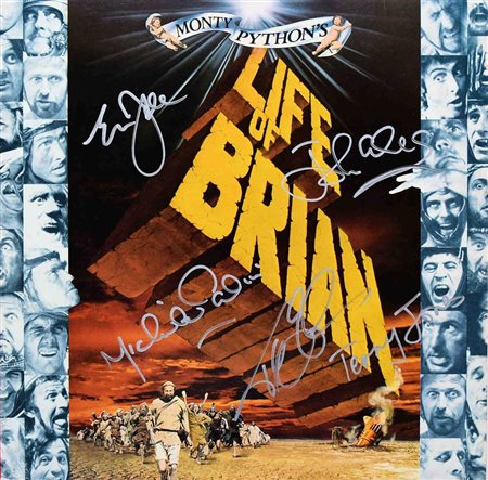 Monty Python The Life of Brian signed album