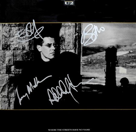 U2 Where the Streets Have No Name signed album