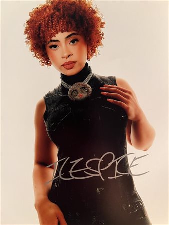 Rapper Ice Spice signed photo
