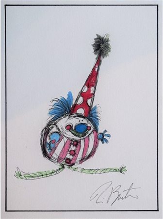 Tim Burtonâ€™s signed hand-drawn sketch