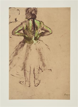 DEGAS EDGAR (1834 - 1917) - D'APRES. SENZA TITOLO (DALLA CARTELLA 40 DISEGNI DI MAESTRI MODERNI).