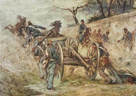 FATTORI GIOVANNI (1825 - 1908) - D'APRES. SENZA TITOLO (DALLA CARTELLA 40 DISEGNI DI MAESTRI MODERNI).