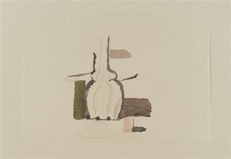 MORANDI GIORGIO (1890 - 1964) - NATURA MORTA (DAL VOLUME GIORGIO MORANDI 50 DISEGNI DI MORANDI - 50 TAVOLE).