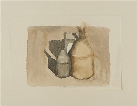 MORANDI GIORGIO (1890 - 1964) - NATURA MORTA (DAL VOLUME GIORGIO MORANDI 50 DISEGNI DI MORANDI - 50 TAVOLE).