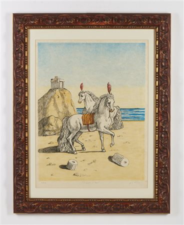 DE CHIRICO GIORGIO (1888 - 1978) - I CAVALLI DI PERSEO .
