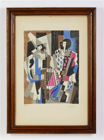 SEVERINI GINO (1883 - 1966) - LES ARLEQUINS.