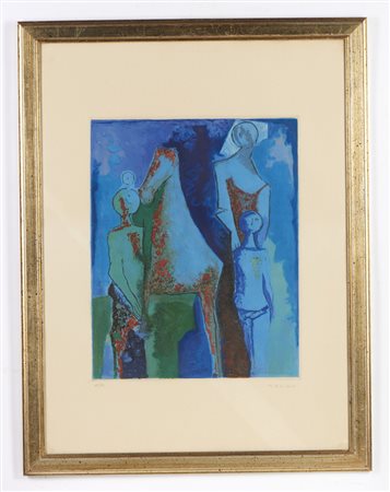 MARINI MARINO (1901 - 1980) - SHAKESPEARE I: ONE PLATE.