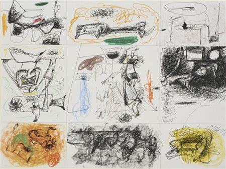 ARSHILE GORKY (1904 - 1948) - D'APRES. SENZA TITOLO (DALLA CARTELLA 40 DISEGNI DI MAESTRI MODERNI).