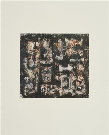 POLLOCK JACKSON (1912 - 1956) - D'APRES. SENZA TITOLO (DALLA CARTELLA 40 DISEGNI DI MAESTRI MODERNI).