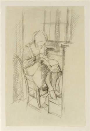 GIACOMETTI ALBERTO (1901 - 1966) - D'APRES.SENZA TITOLO.