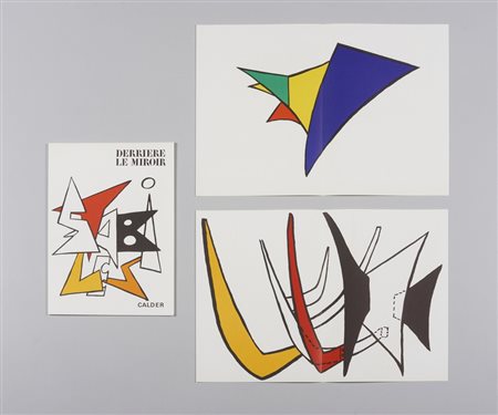 CALDER ALEXANDER (1898 - 1976) - DERRIERE LE MIROIR, 1963.