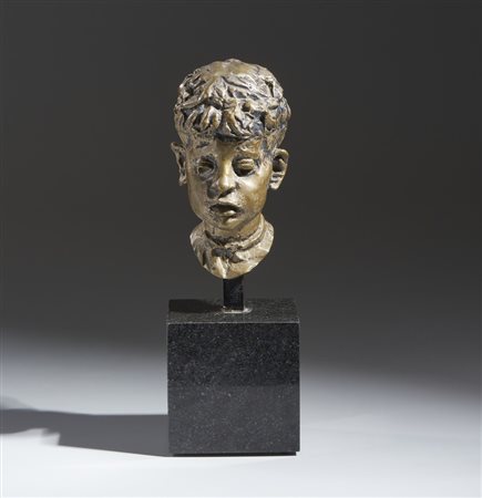 MESSINA FRANCESCO (1900 - 1995) - TESTINA DI FANCIULLO.