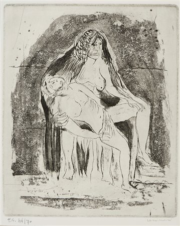 CASSINARI BRUNO (1912 - 1992) - LA PIETA' .