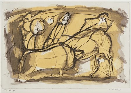 CASSINARI BRUNO (1912 - 1992) - TAUROMACHIA.