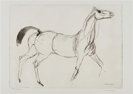 CASSINARI BRUNO (1912 - 1992) - STUDIO DI CAVALLO.