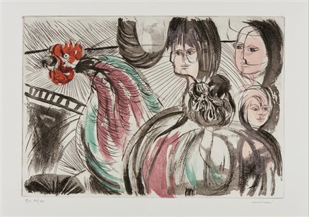 CASSINARI BRUNO (1912 - 1992) - IL CANTO DEL GALLO .