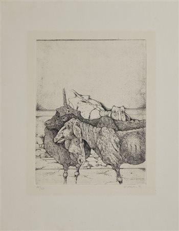 PLATTNER KARL (1919 - 1986) - PECORE.