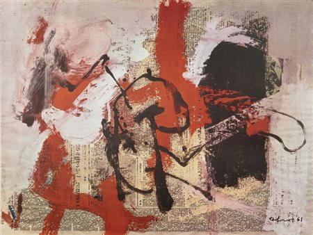 BASALDELLA AFRO (1912 - 1976) - D'APRES. SENZA TITOLO (DALLA CARTELLA 40 DISEGNI DI MAESTRI MODERNI).