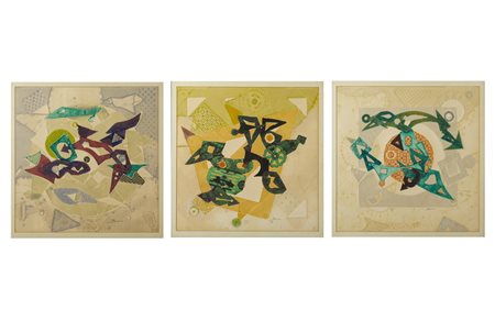 BONI PAOLO (1926 - 2017) - LOTTO COMPOSTO DA N. 3 FOGLI.