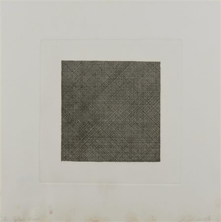 LEWITT SOL (1928 - 2007) - LINES IN FOUR DIRECTIONS, SUPERIMPOSED.