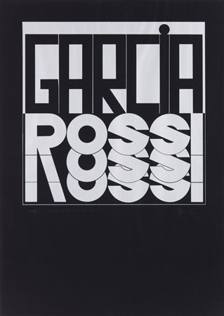 GARCIA ROSSI HORACIO (1929 - 2012) - AUTORITRATTO DEL MIO NOME I.