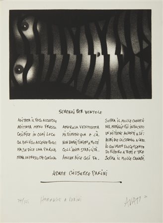 AVATI MARIO (1921 - 2009) - HOMMAGE A PARINI .