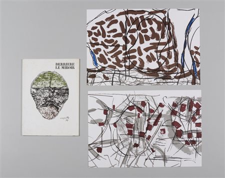 RIOPELLE JEAN PAUL (1923 - 2002) - DERRIER LE MIROIR, 1974.