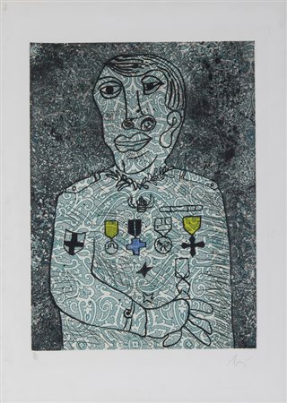 BAJ ENRICO (1924 - 2003) - PERSONNAGE DE GUERRE.