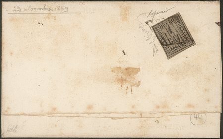 Antichi Stati Italiani - Romagne - 1 bai grigio (2a)