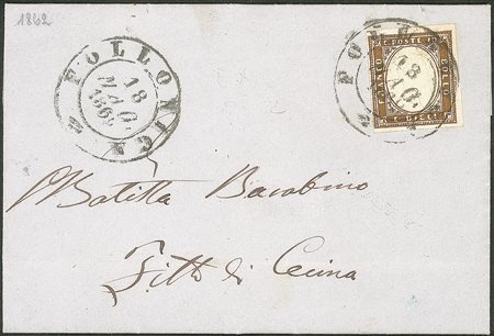 Antichi Stati Italiani - Sardegna - Lettera da Follonica